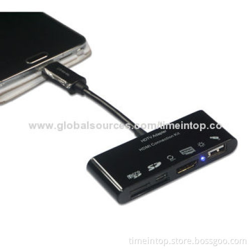 5-in-1 HDMI Multifunctional Connection Kit for Galaxy Note2/3, Galaxy S3/4